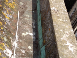 Hotel roof before Aquadri Pest Control applied the required anti seagull & pigeon gel